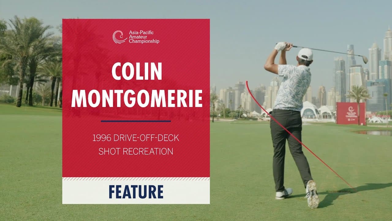 Colin Montgomerie Shot Recreation | 2025 Asia-Pacific Amateur Championship