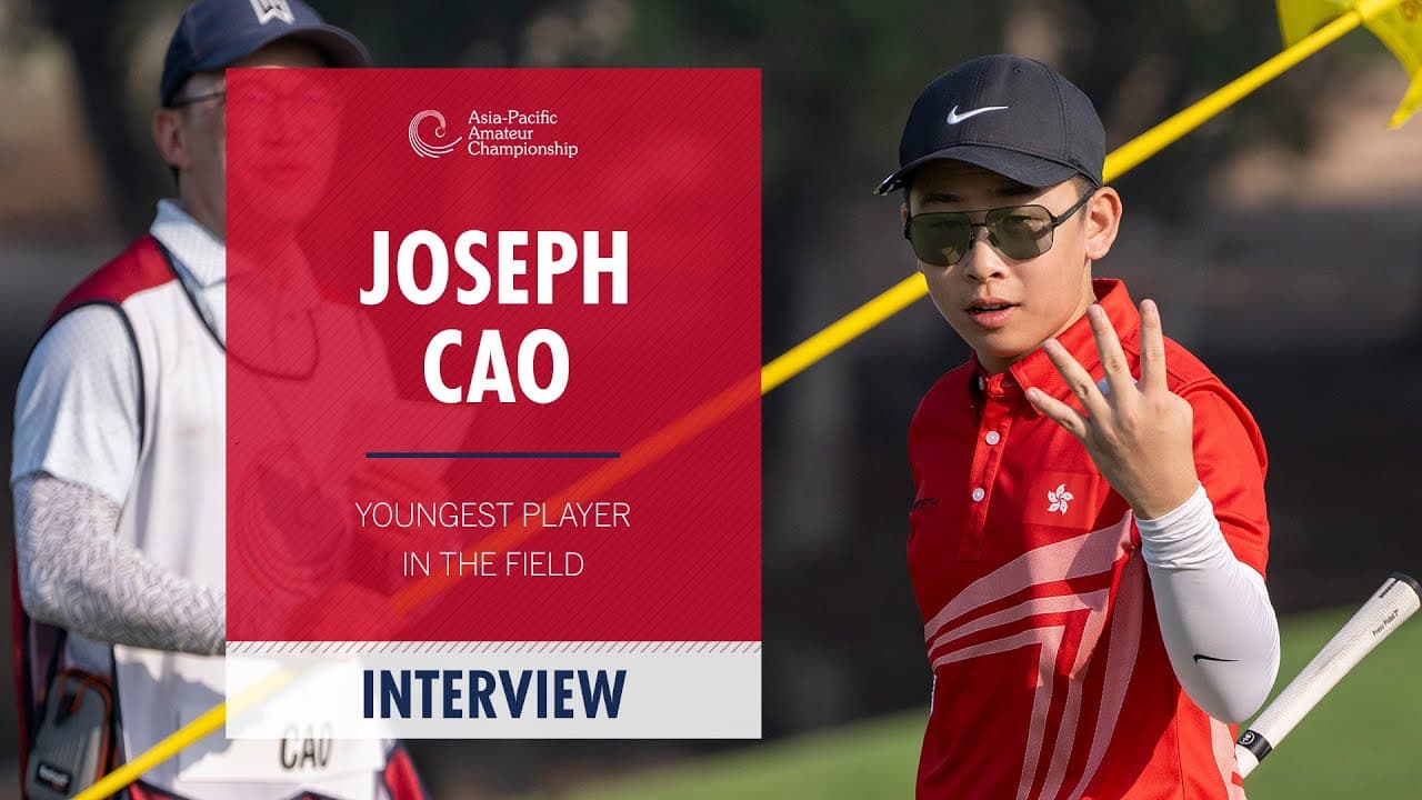 Joseph Cao Interview | 2025 Asia-Pacific Amateur Championship